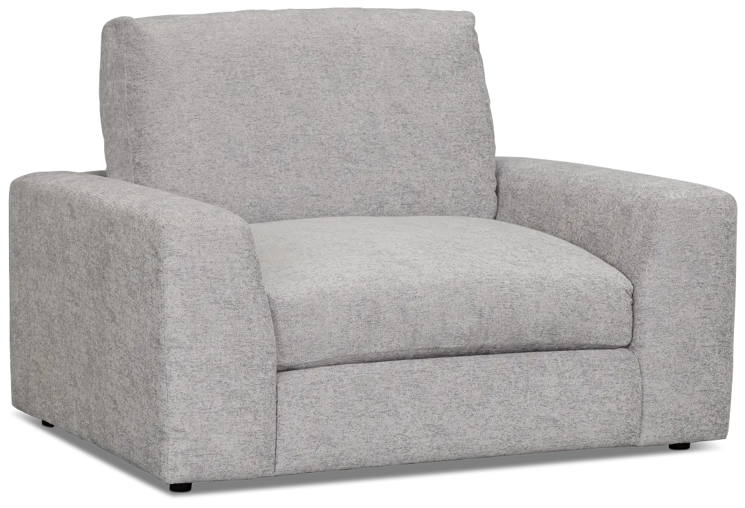 Calista Pewter Fabric Chair