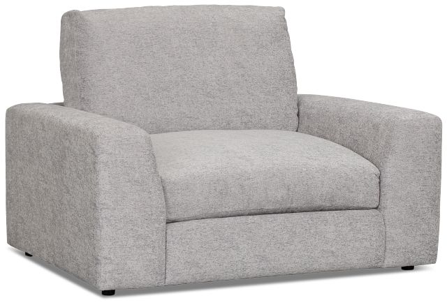 Calista Pewter Fabric Chair