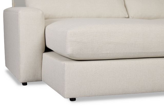 Brantley Light Beige Fabric Large Left Chaise Sectional