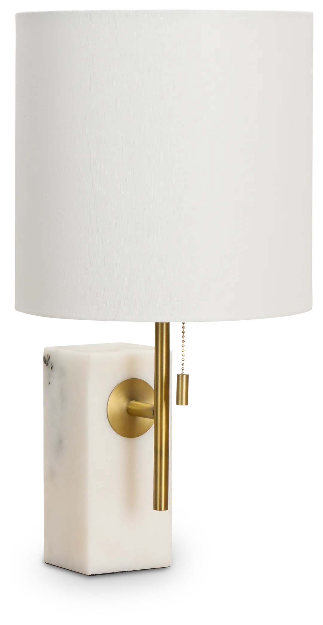 Aria White Marble Table Lamp