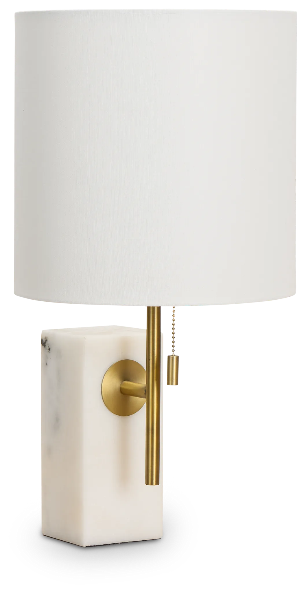 Aria White Marble Table Lamp