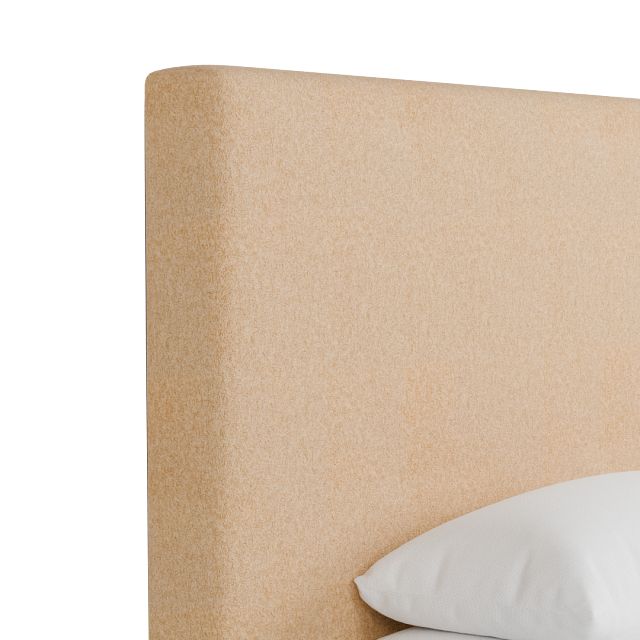 Grayton Merino Taupe 54" Upholstered Platform Bed