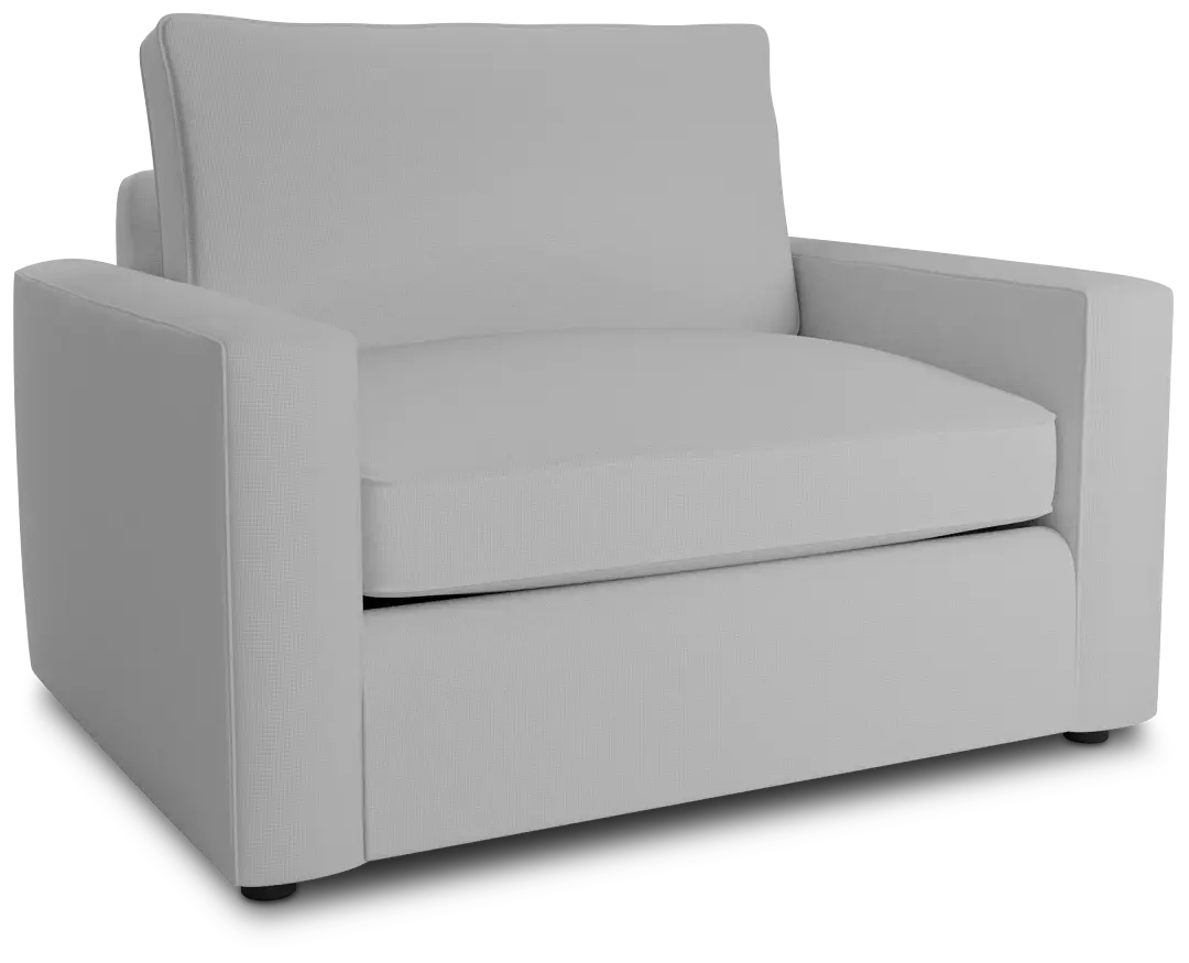 Siesta Suave White Fabric Cooling Memory Foam Sleeper Siesta Suave White Fabric Cooling Memory Foam Sleeper