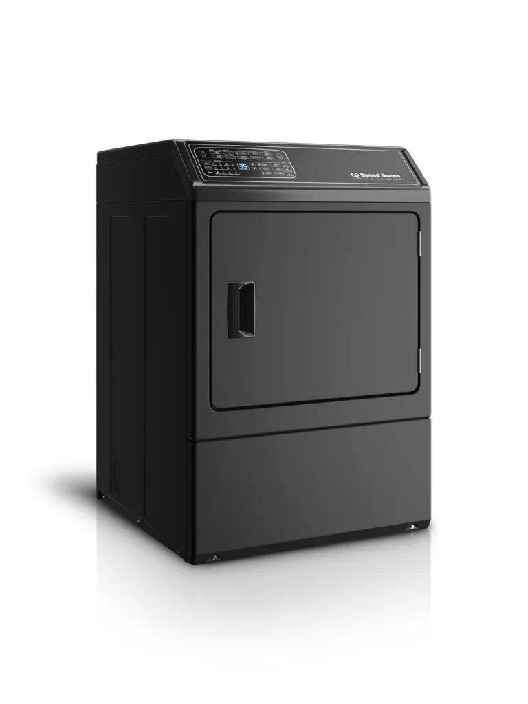 Speed Queen 7004 Series Black Front Load Gas Dryer