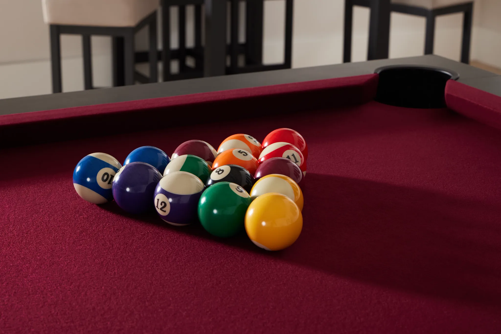 Fillmore Black Pool Table