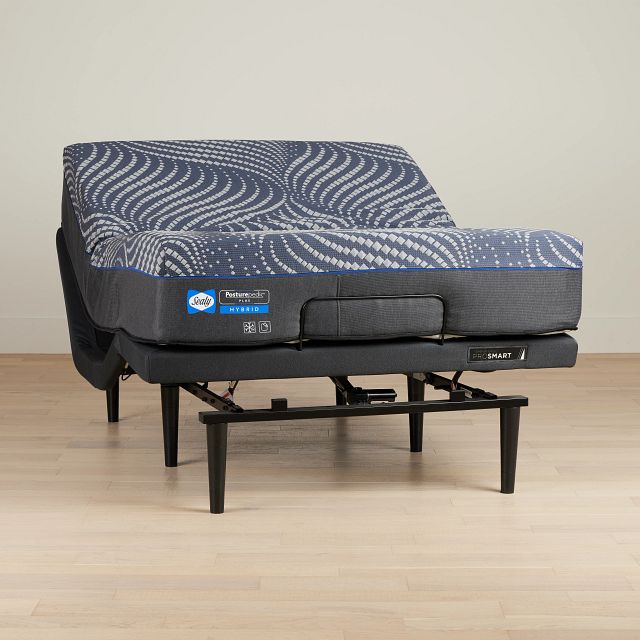 Sealy Posturpedic Plus Hybrid Albany Medium Ergo Prosmart Adjustable Mattress Set