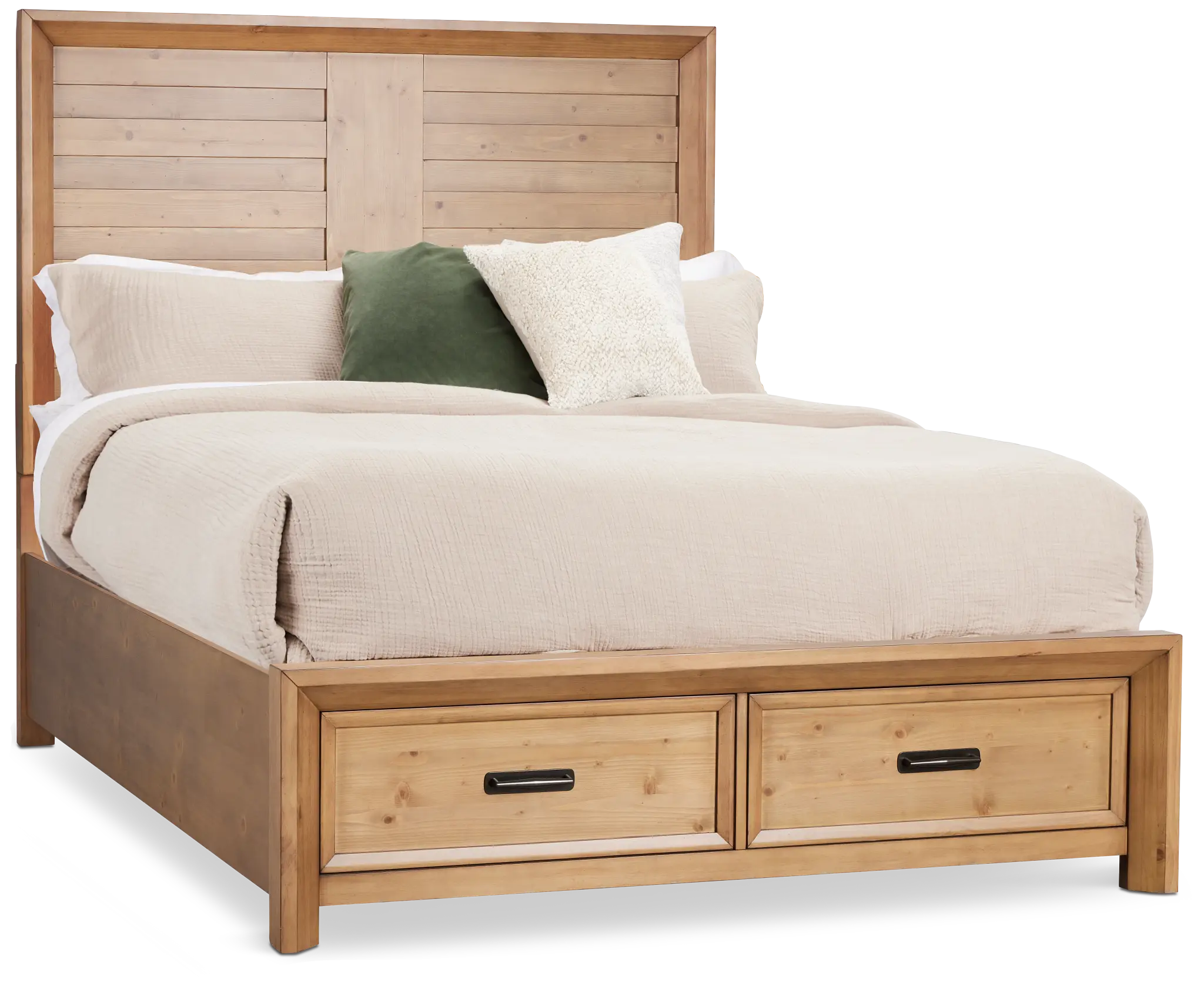 Vail Light Tone Panel Storage Bed Vail Light Tone Panel Storage Bed