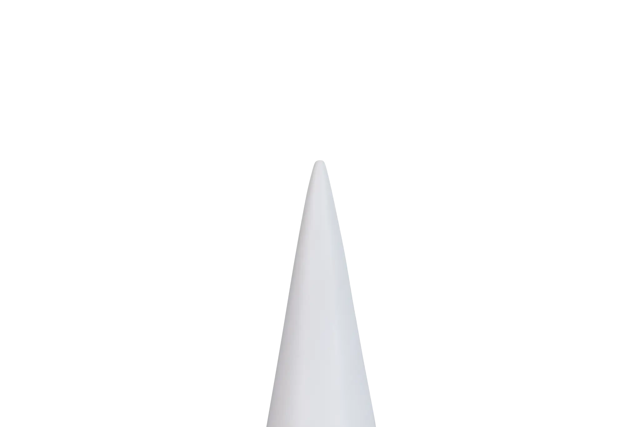 Totem White Large Tabletop Accessory Totem White Large Tabletop Accessory