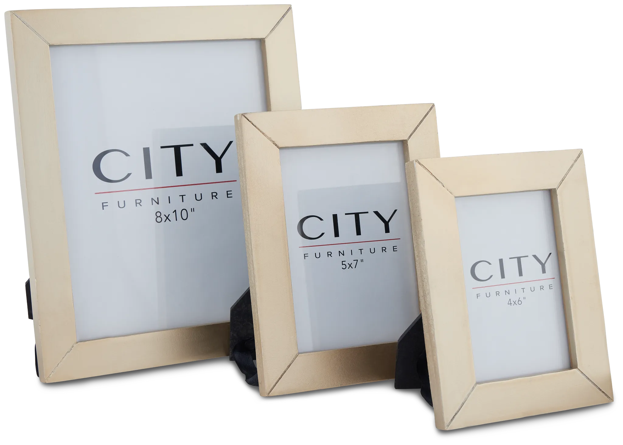 Astrid Gold Set Of 3 Picture Frame