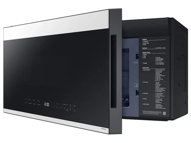 Samsung Bespoke Series White Over-the-range Microwave