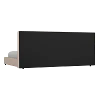 Grayton Elite Light Taupe 54" Upholstered Platform Bed