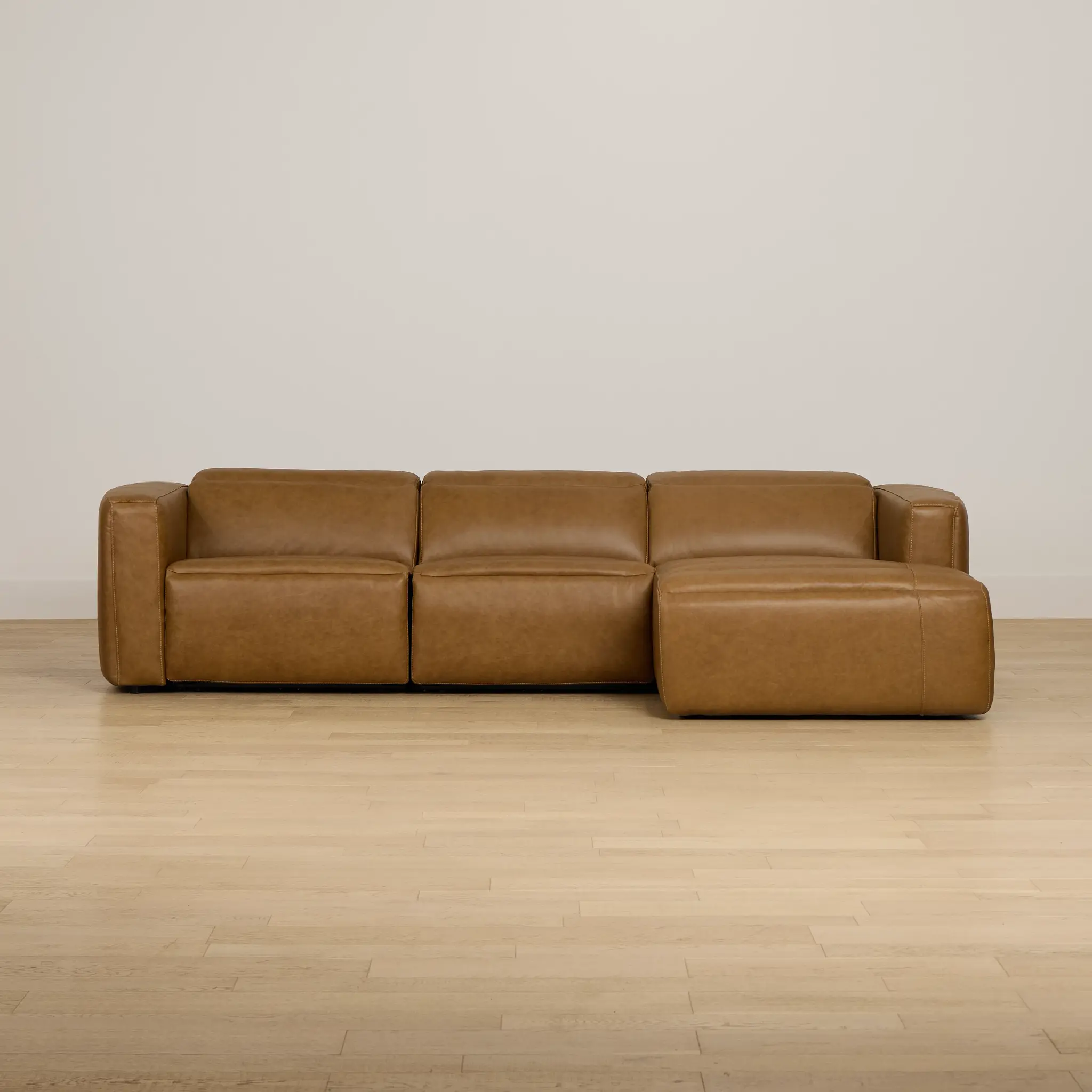 Jace Medium Brown Lthr/vinyl Right Chaise Power Reclining Sectional Jace Medium Brown Lthr/vinyl Right Chaise Power Reclining Sectional