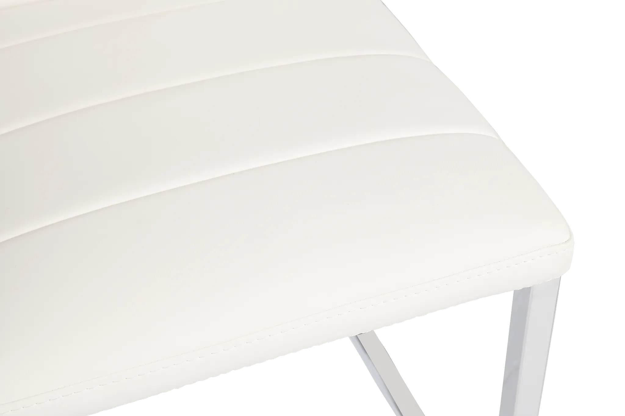 Amalfi White 30" Upholstered Barstool