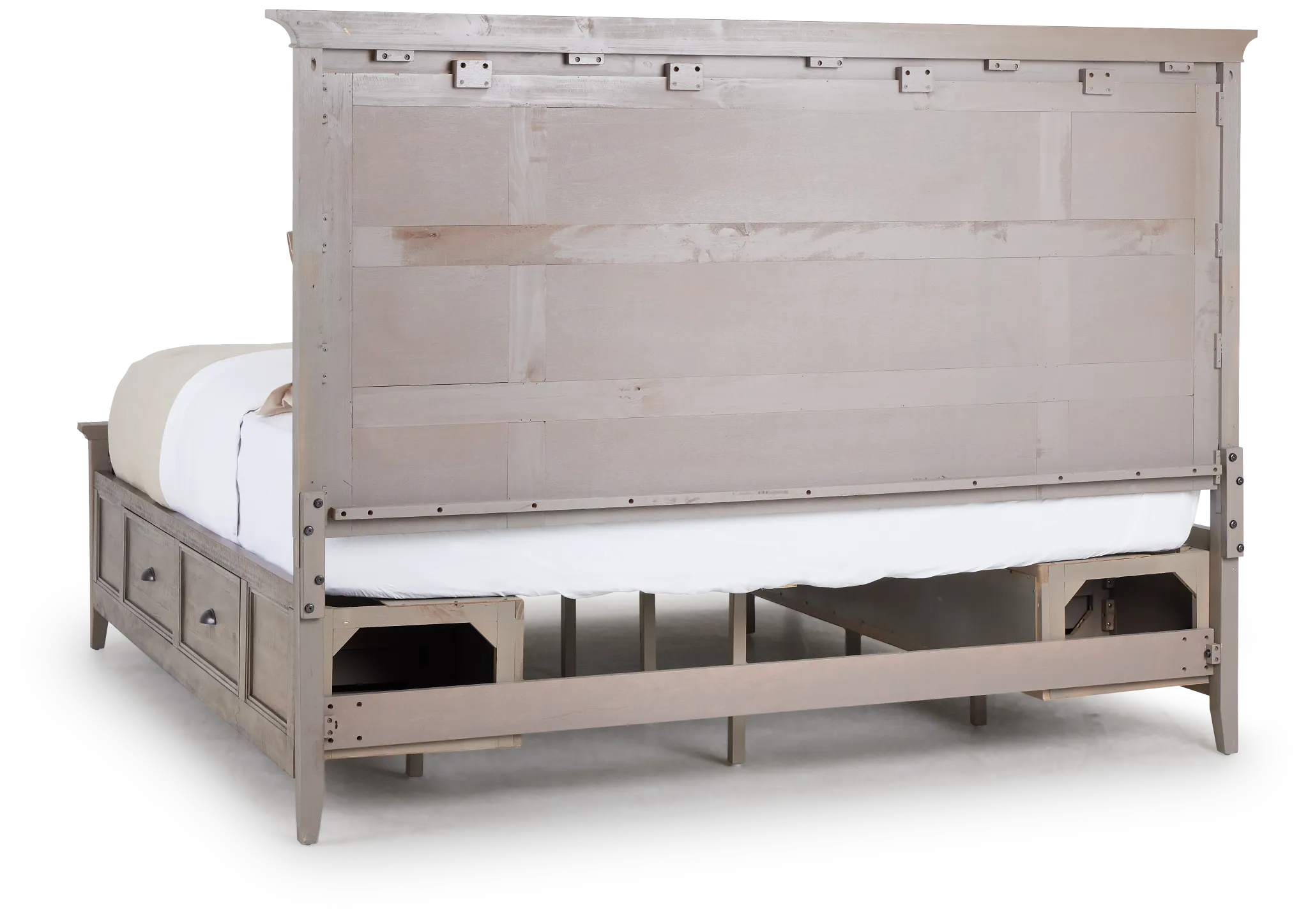 Heron Cove Light Tone Panel Storage Bed