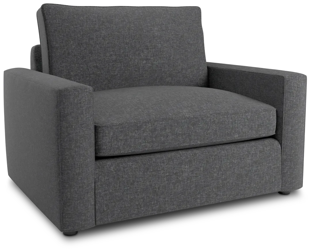 Siesta Delray Dark Gray Fabric Chair