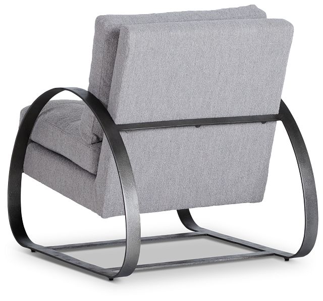 Porter Gray Fabric Accent Chair