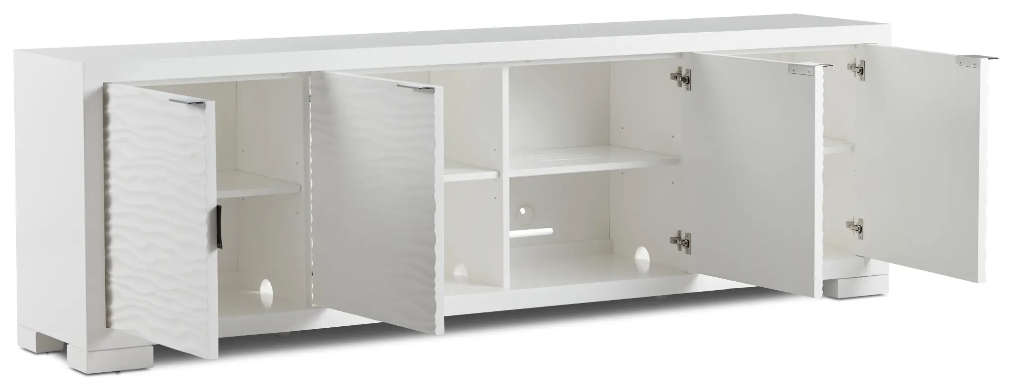 Ocean Drive White 96" Tv Stand Ocean Drive White 96" Tv Stand