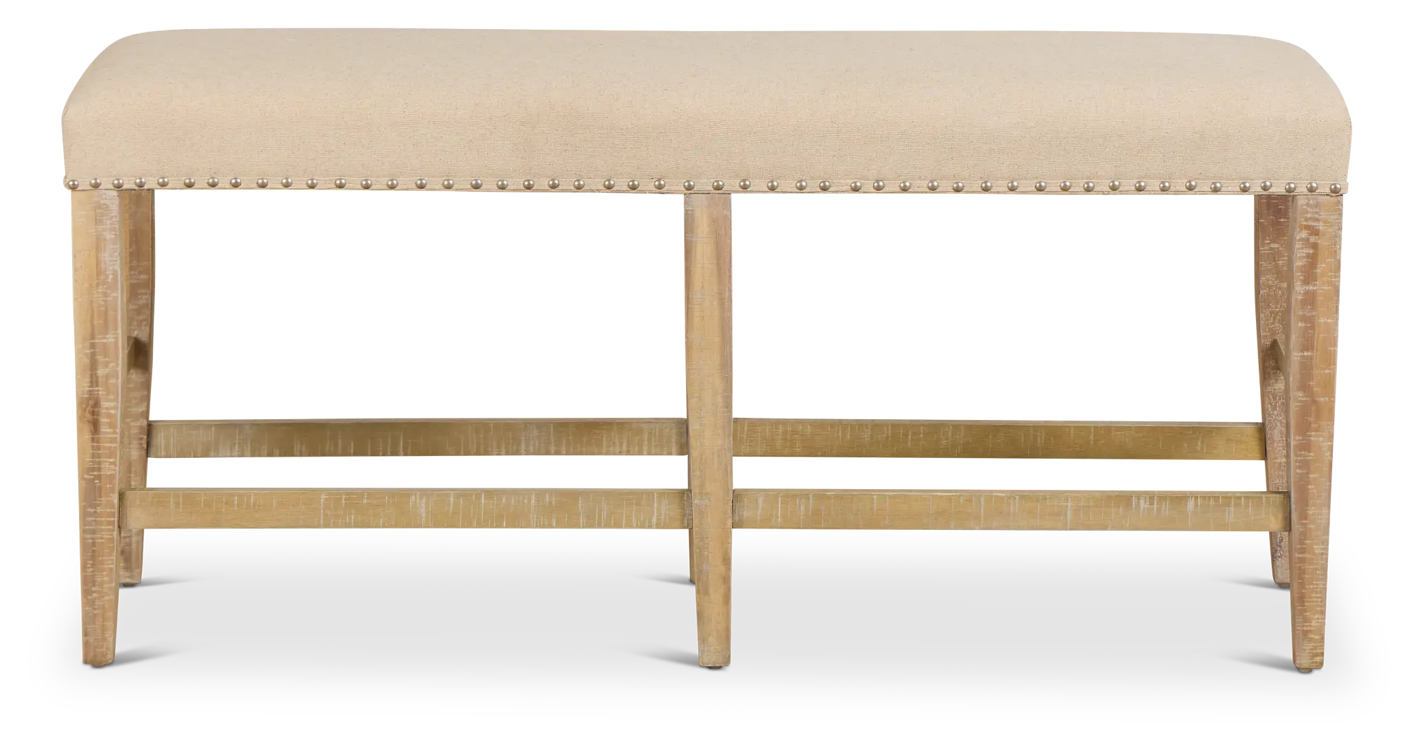 Joplin Light Tone High Upholstered Dining Bench Joplin Light Tone High Upholstered Dining Bench