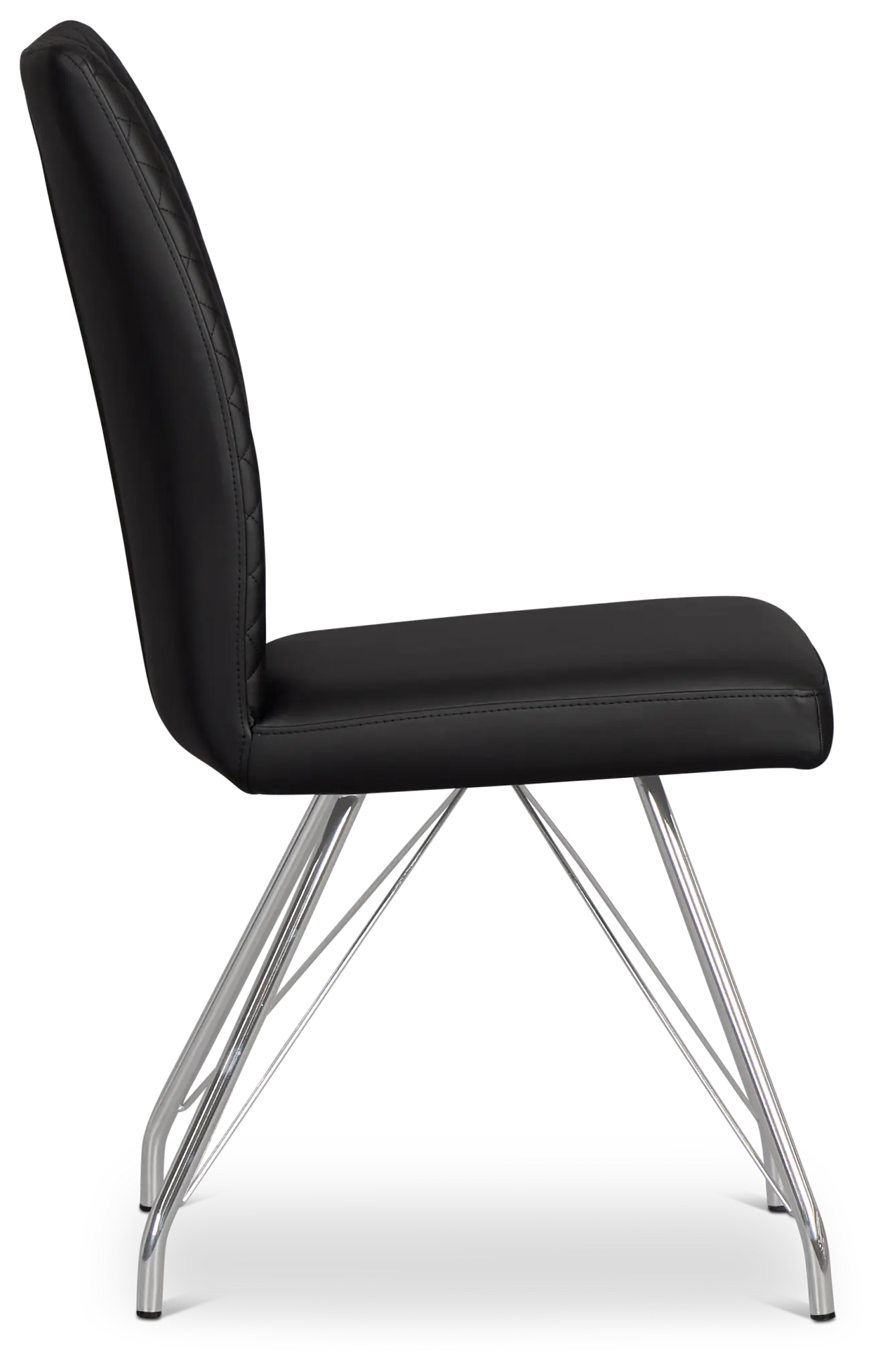 Lima Black Upholstered Side Chair Lima Black Upholstered Side Chair