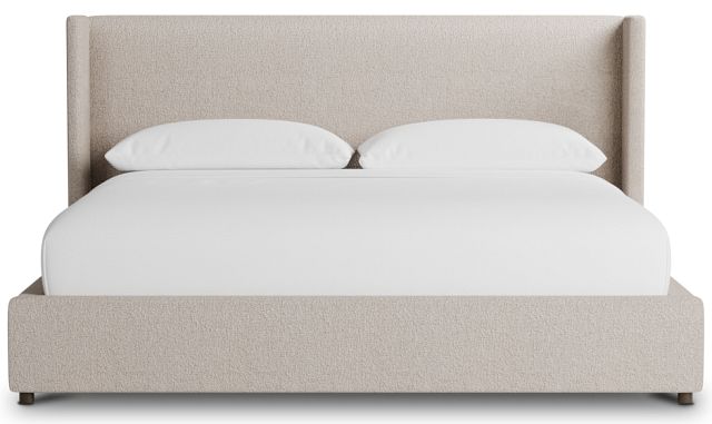 Captiva Elite Taupe 48" Upholstered Shelter Bed