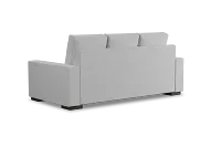 Edgewater Suave White 84" Sofa W/ 3 Cushions