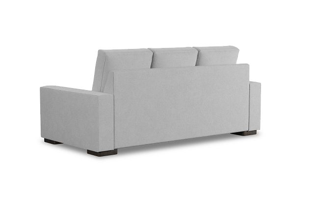 Edgewater Suave White 84" Sofa W/ 3 Cushions