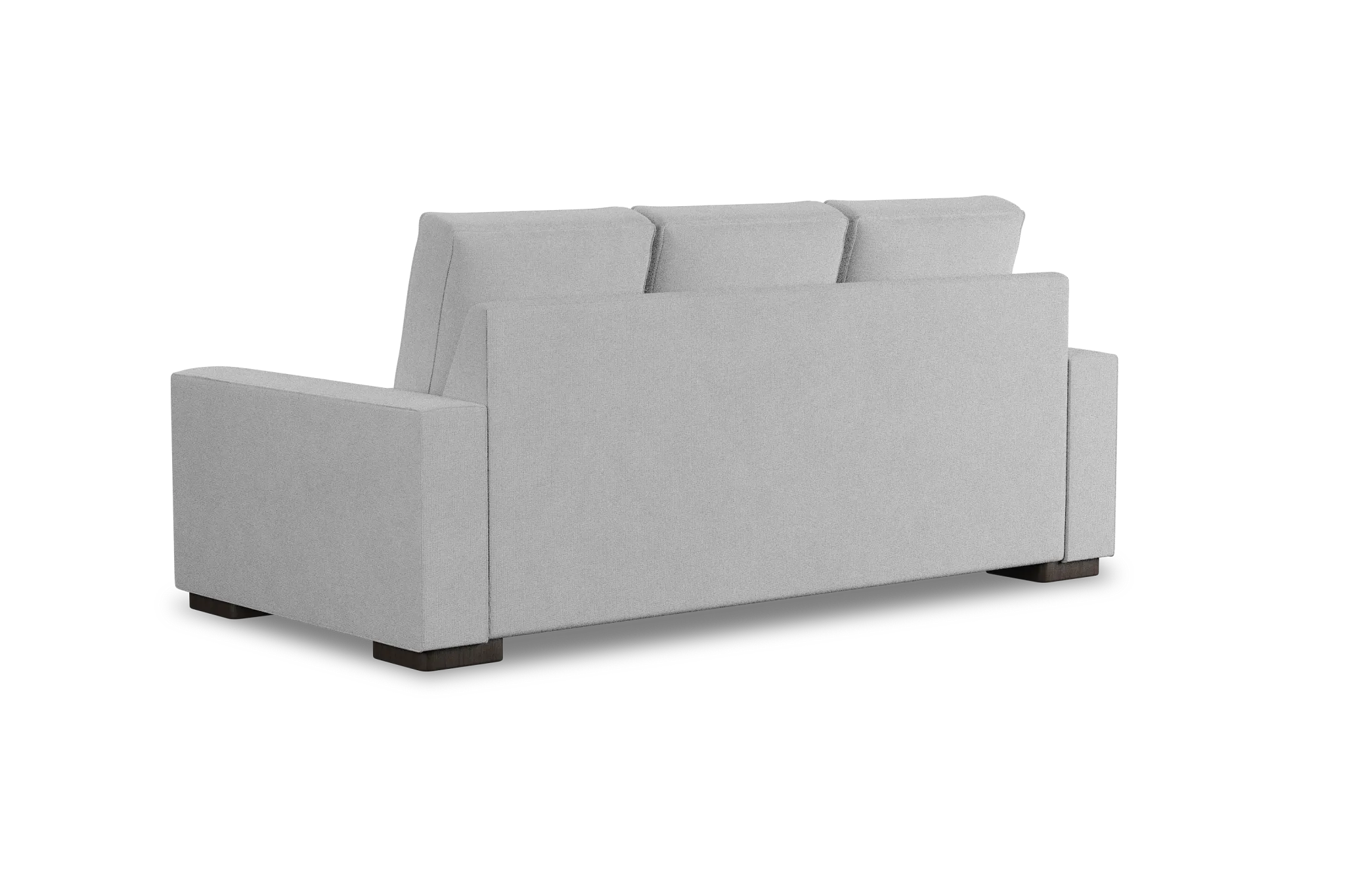 Edgewater Suave White 84" Sofa W/ 3 Cushions