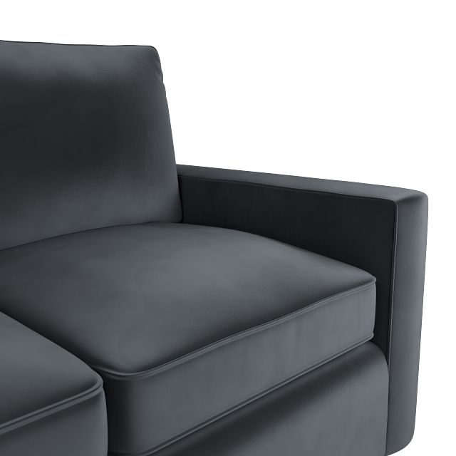 Siesta Joya Gray Fabric Loveseat