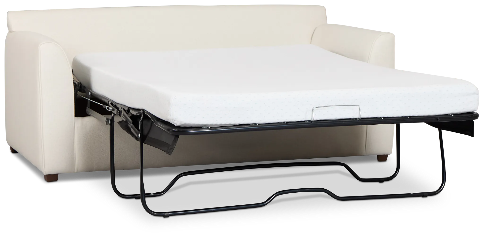 Tate Light Beige Fabric Memory Foam Sleeper