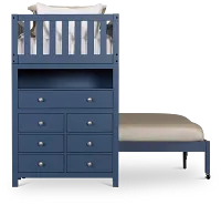 Charleston Dark Blue Loft Bed