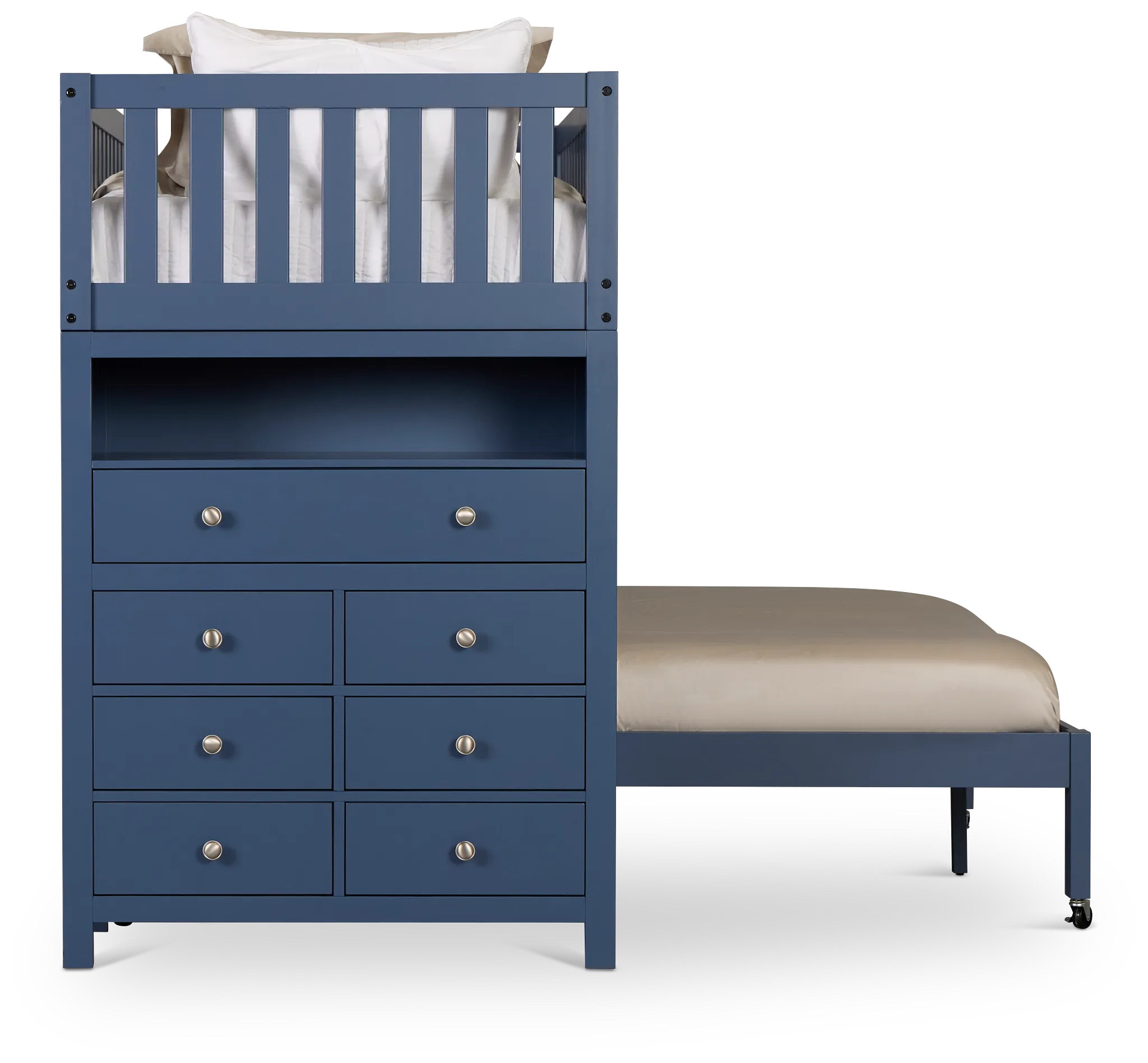 Charleston Dark Blue Loft Bed
