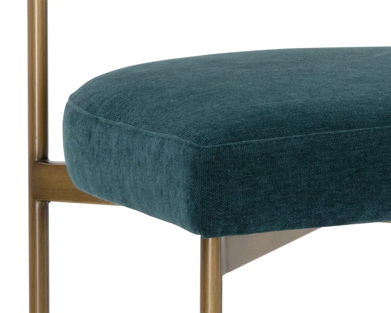 Mabel Dark Teal Upholstered Side Chair