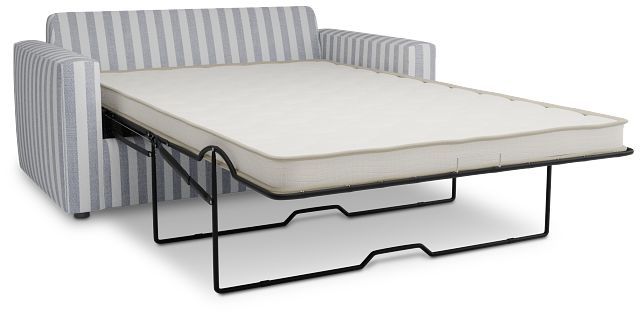 Siesta Sea Lane Dark Blue Fabric Innerspring Sleeper