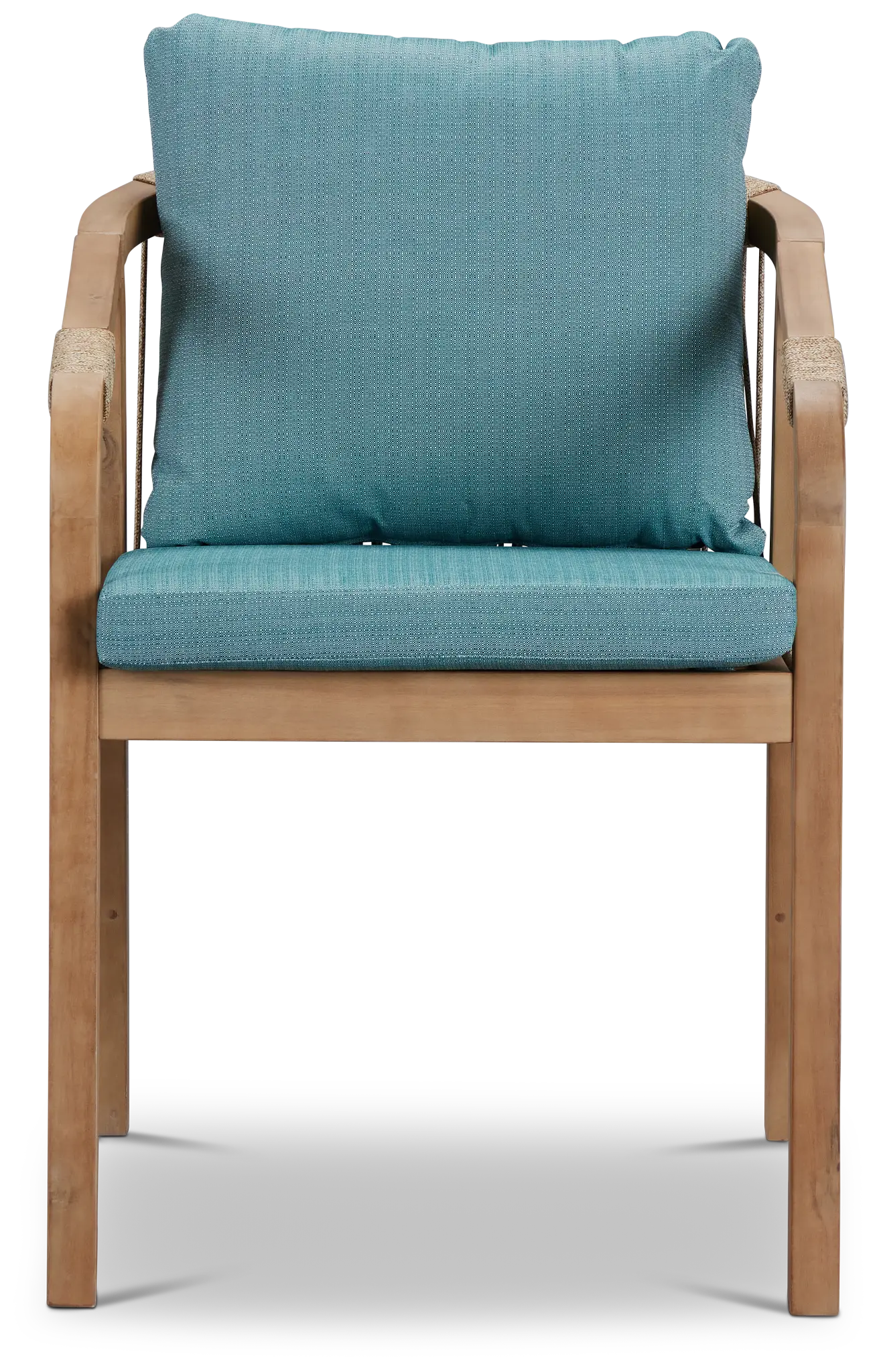 Laguna Teal Cushioned Arm Chair Laguna Teal Cushioned Arm Chair