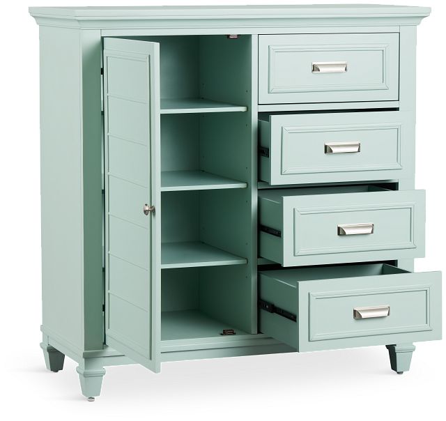 Cape Cod Teal Door Chest