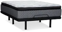 Kevin Charles By Sealy Signature Ultra Plush Deluxe Adjustable Mattress Set