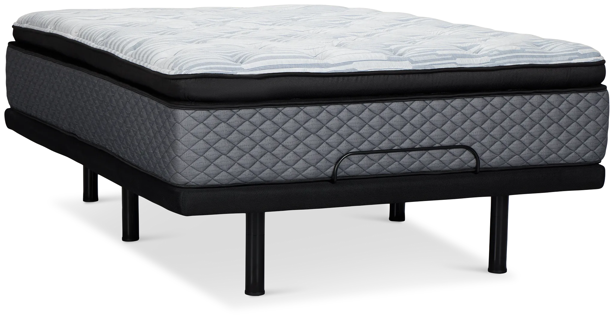 Kevin Charles By Sealy Signature Ultra Plush Deluxe Adjustable Mattress Set