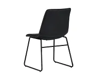 Ozark Black Upholstered Side Chair