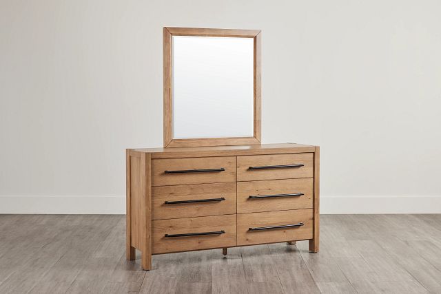 Tahoe Light Tone Dresser & Mirror