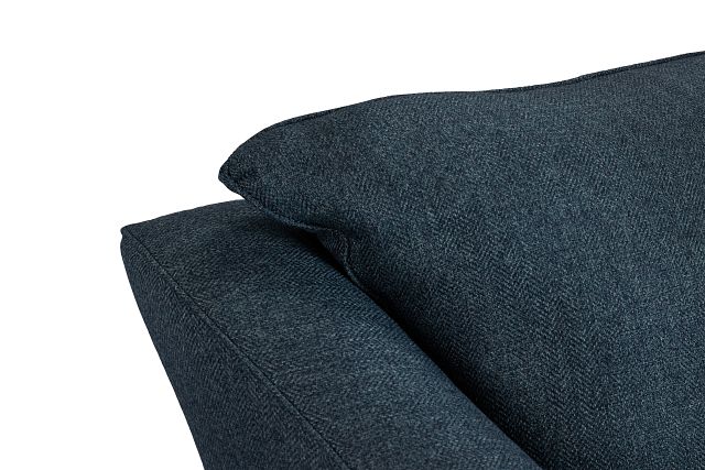 Avery Dark Blue Fabric Sofa