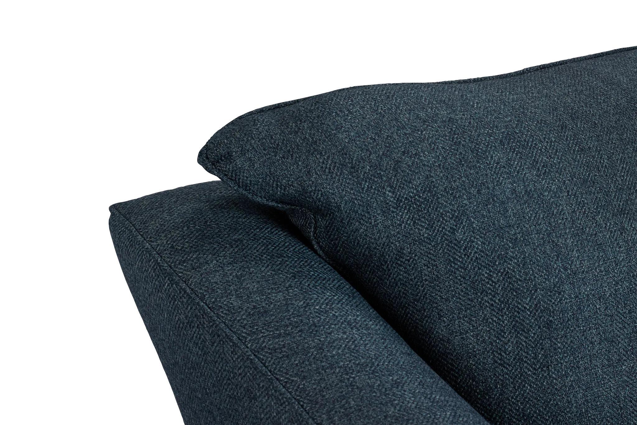 Avery Dark Blue Fabric Sofa