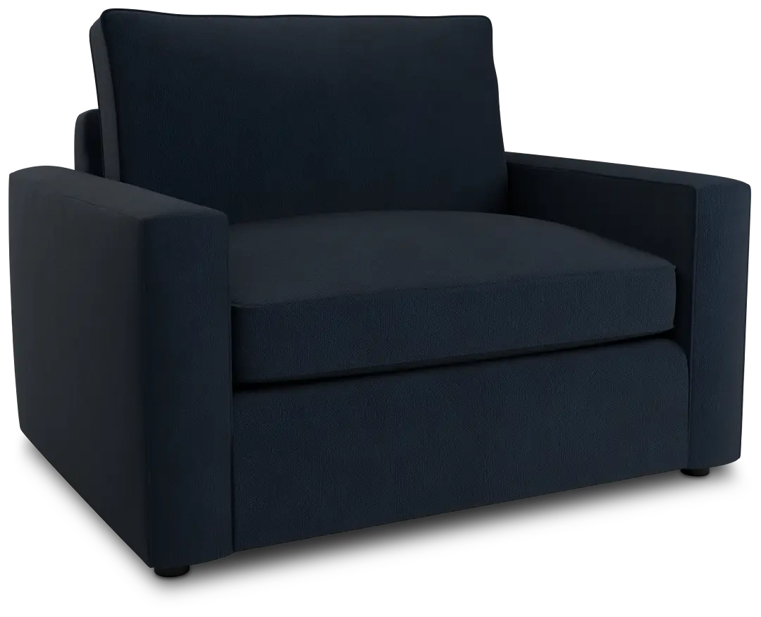 Siesta Revenue Dark Blue Fabric Chair Siesta Revenue Dark Blue Fabric Chair