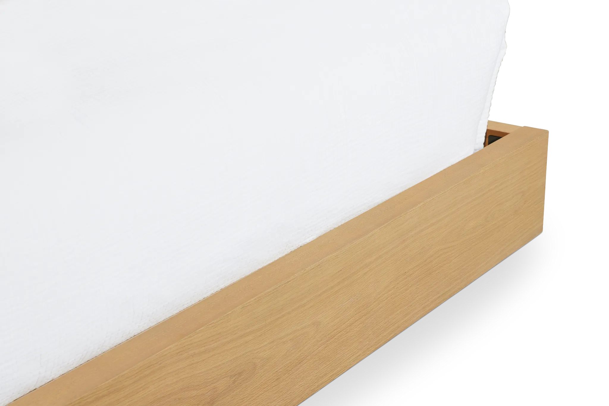 Haven Light Tone Spread Bed W/ Two Nightstands