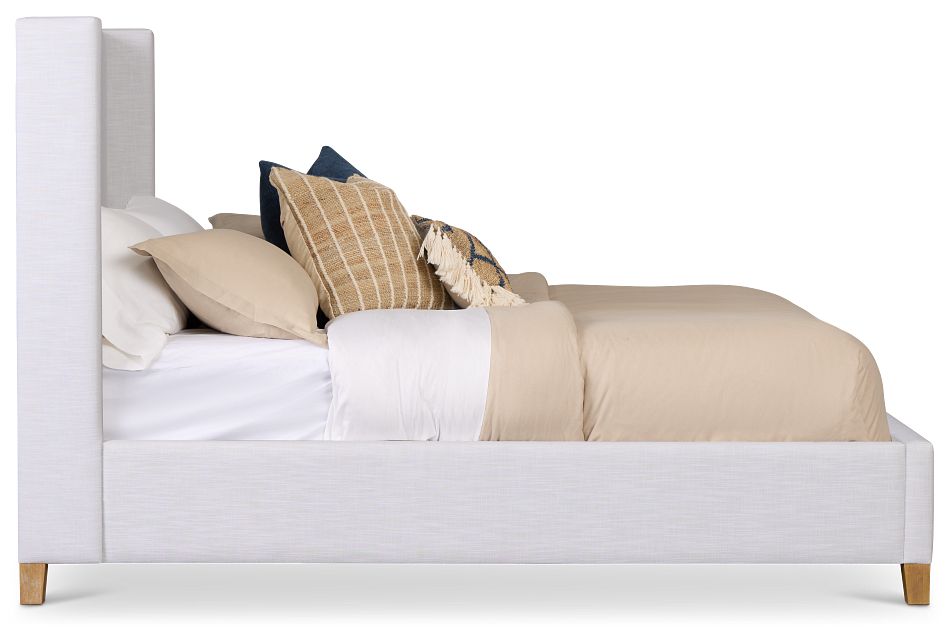 Nantucket White Uph Platform Bed