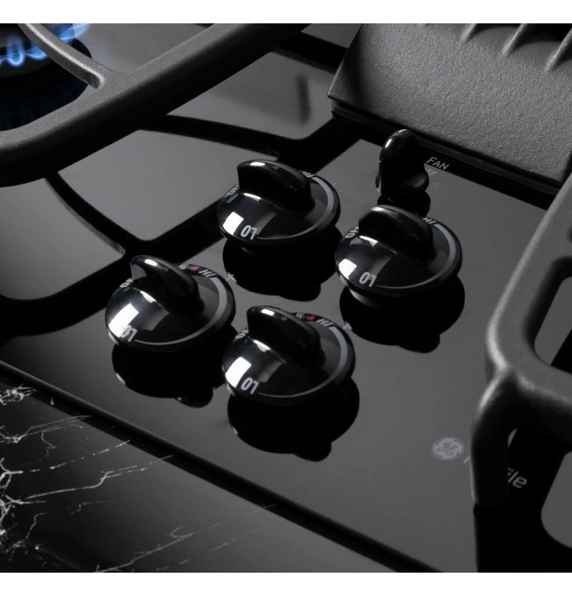 Ge Profile 9830 Series Black 30" Gas Cook Top