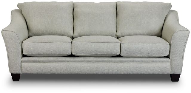 Avery Light Green Fabric Sofa (3)