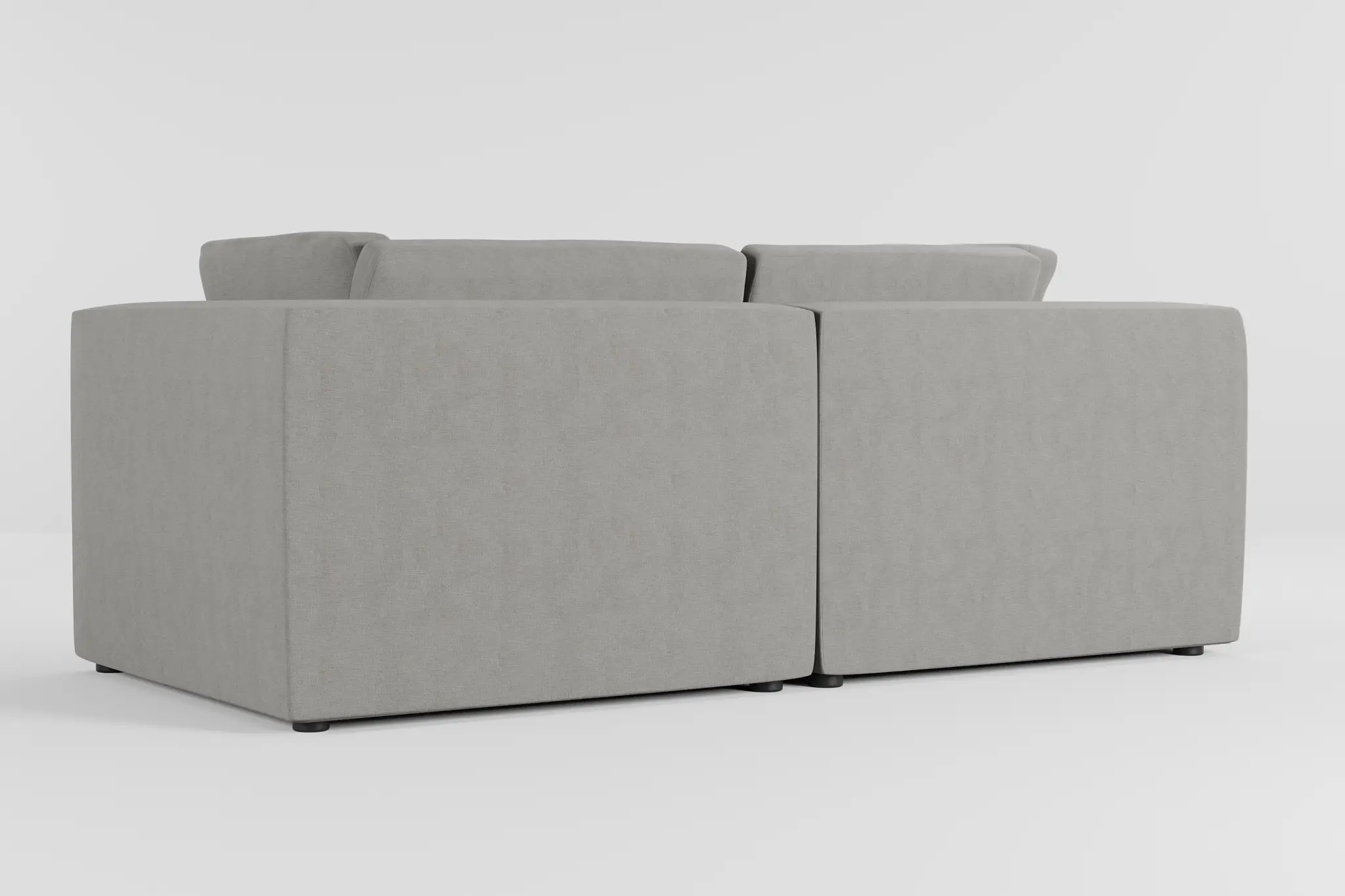 Destin Maguire Gray Fabric 2-piece Modular Sofa Destin Maguire Gray Fabric 2-piece Modular Sofa