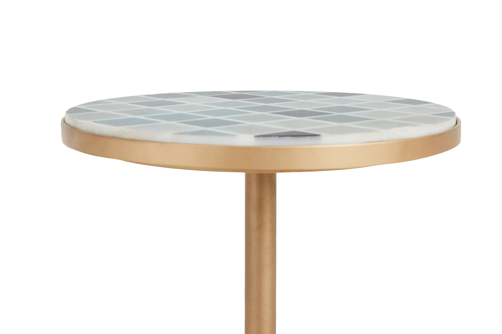 Juliette Gold Round End Table Juliette Gold Round End Table