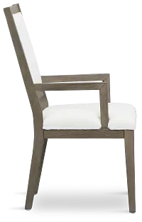 Alden Gray Upholstered Arm Chair