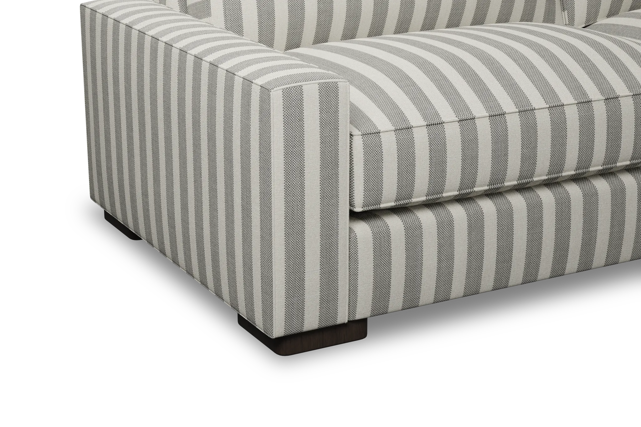 Edgewater Sea Lane Dark Gray 96" Sofa W/ 2 Cushions